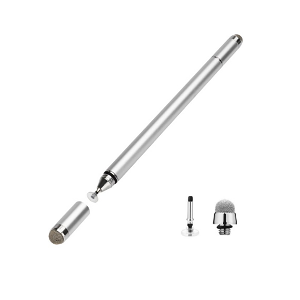 (Silver) High Precision Capacitive Stylus Pen For Iphone Ipad Tablet Touch Screen Device Silver 413590967132