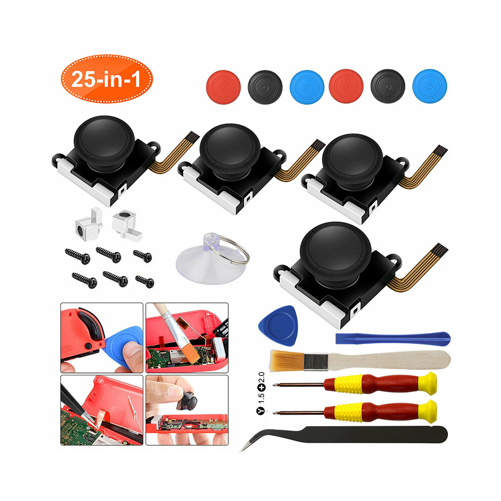 Analog Joystick Thumb Stick Replacement For Nintendo Switch Joy-con Controller