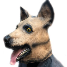 Animal Dog Full Head Mask Halloween Costume Cosplay Masquerade Party Props
