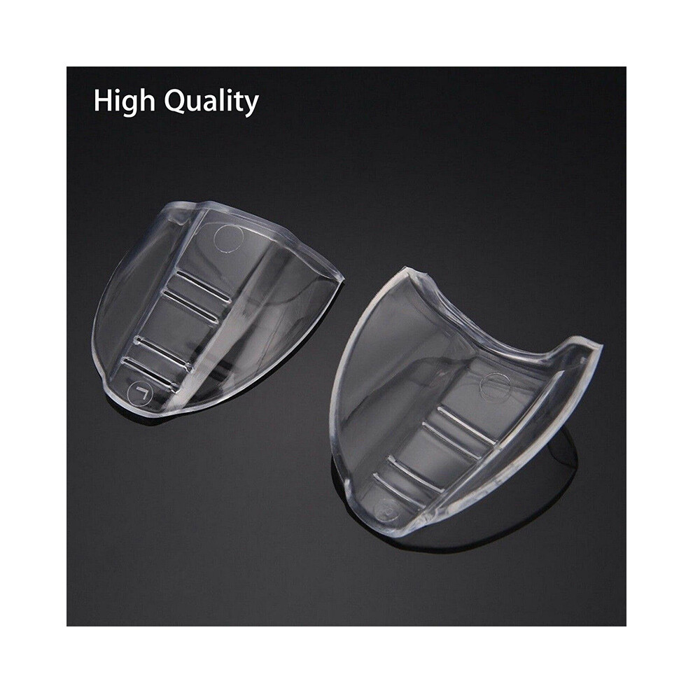 (2 Pairs) Clear Universal Flexible Protective Side Shields For Eye Glasses Safety Eyewear 320997714552