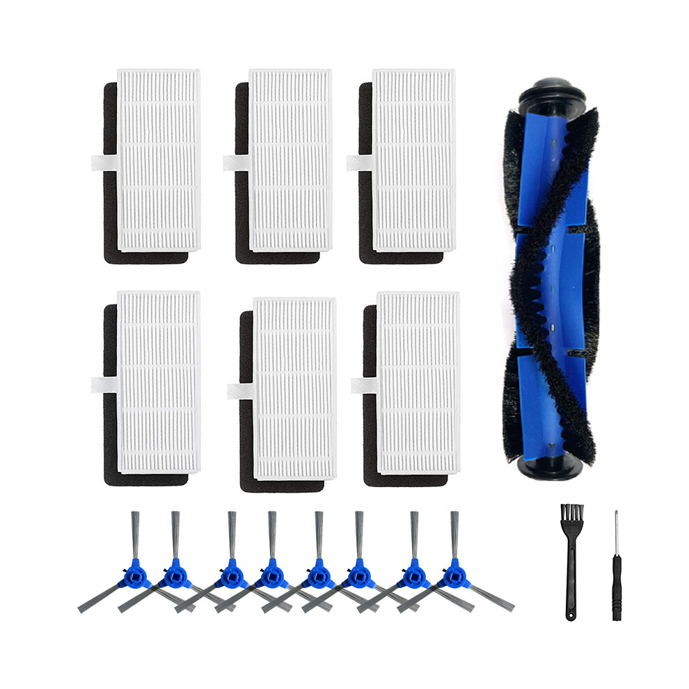 Replacement Parts Kit for Coredy, Goovi, iMartine, DeenKee, Bagotte Robot Vacuums R3500 R550 R650 D380 D900 DK600 BG600