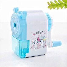 (Blue) Innovative Cute Cartoon Automatic Pencil Sharpener Students Learning Stationery School Suppiles