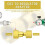 CGA-320 to CGA-580 Adapter, Carbon Dioxide Bottom to Argon Nitrogen Regulator Flowmeter Thread Converter 2