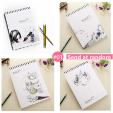 (#01) Sketchbook Diary Drawing Painting Graffiti Notepad Notebook Office School Supplies