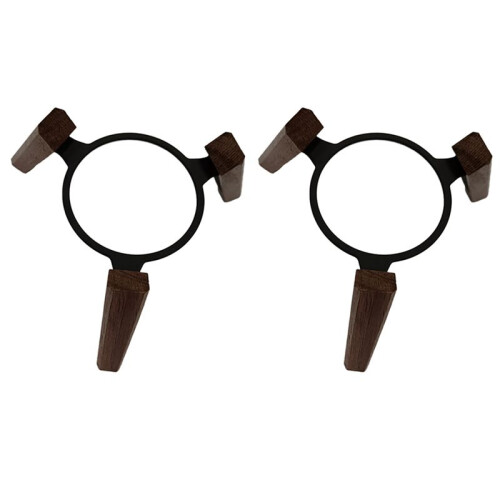 2X for   Bracket  Audio Bracket Accessories Wood Base  Multifunctional Desktop Anti-Slip Bracket