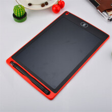 (Red) 8.5" LCD Writing Drawing Tablet Electronics Graphic Board Pad Ultra Thin Portable Hand Graffiti Gift Kids