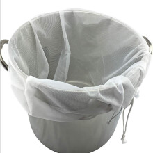 Extra Large Reusable Fine Mesh Brew Bag for Fruit Wine Press Drawstring Straining