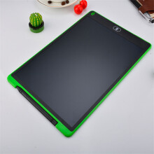 (Green) 12" Kids LCD Writing Drawing Tablet Electronics Graphic Board Ultra Thin Hand Graffiti Pad