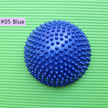 (#05 Blue) 16cm PVC Inflatable Massage Point Half Ball Balance Pods Trainer Gym Pilates Fitness