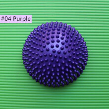 (#03 Green) 16cm PVC Inflatable Massage Point Half Ball Balance Pods Trainer Gym Pilates Fitness