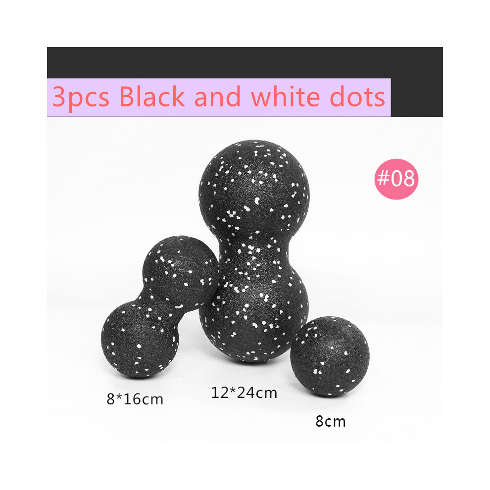 (#08) EPP Peanut Massage Ball Yoga Muscle Relaxation Body Fascial Massager Pain Relief