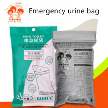 4PCS 600ml Portable Car Urine Vomit Bag Mini Mobile Toilets Handy Unisex Disposable Urinal Pouch