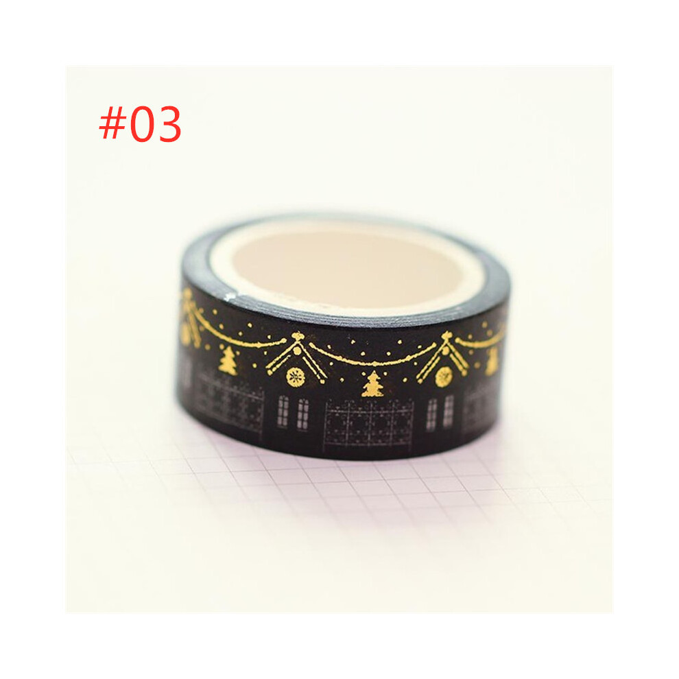 (#03) Washi Tape Diy Decorative Scrapbooking Paper Sticky Adhesive Sticker Craft 320997717386