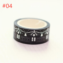 (#04) Washi Tape DIY Decorative Scrapbooking Paper Sticky Adhesive Sticker Craft ?C Colourful Rolls for Journaling, Cards, Wrapping & Art Projects
