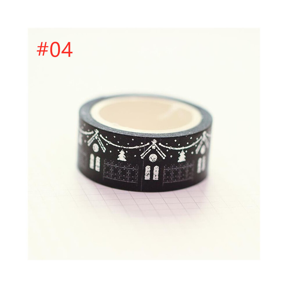 (#04) Washi Tape Diy Decorative Scrapbooking Paper Sticky Adhesive Sticker Craft 320997717393