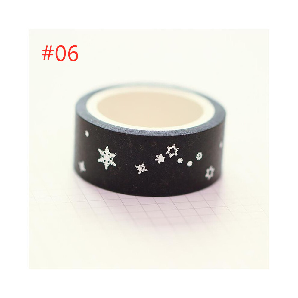 (#06) Washi Tape Diy Decorative Scrapbooking Paper Sticky Adhesive Sticker Craft 320997717416