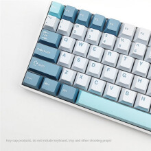 125 Keys PBT Double Shot Keycaps Set Key Caps Height for MX Mechanical Gaming Keyboard , Type-A