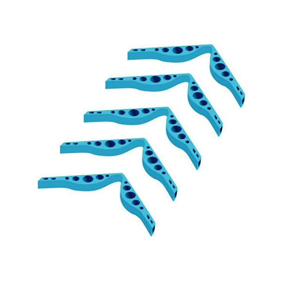 Blue (Blue) 5Pcs Nose Bridge Silicone Bracket Glasses Anti-Fogging Reusable Mask Holder