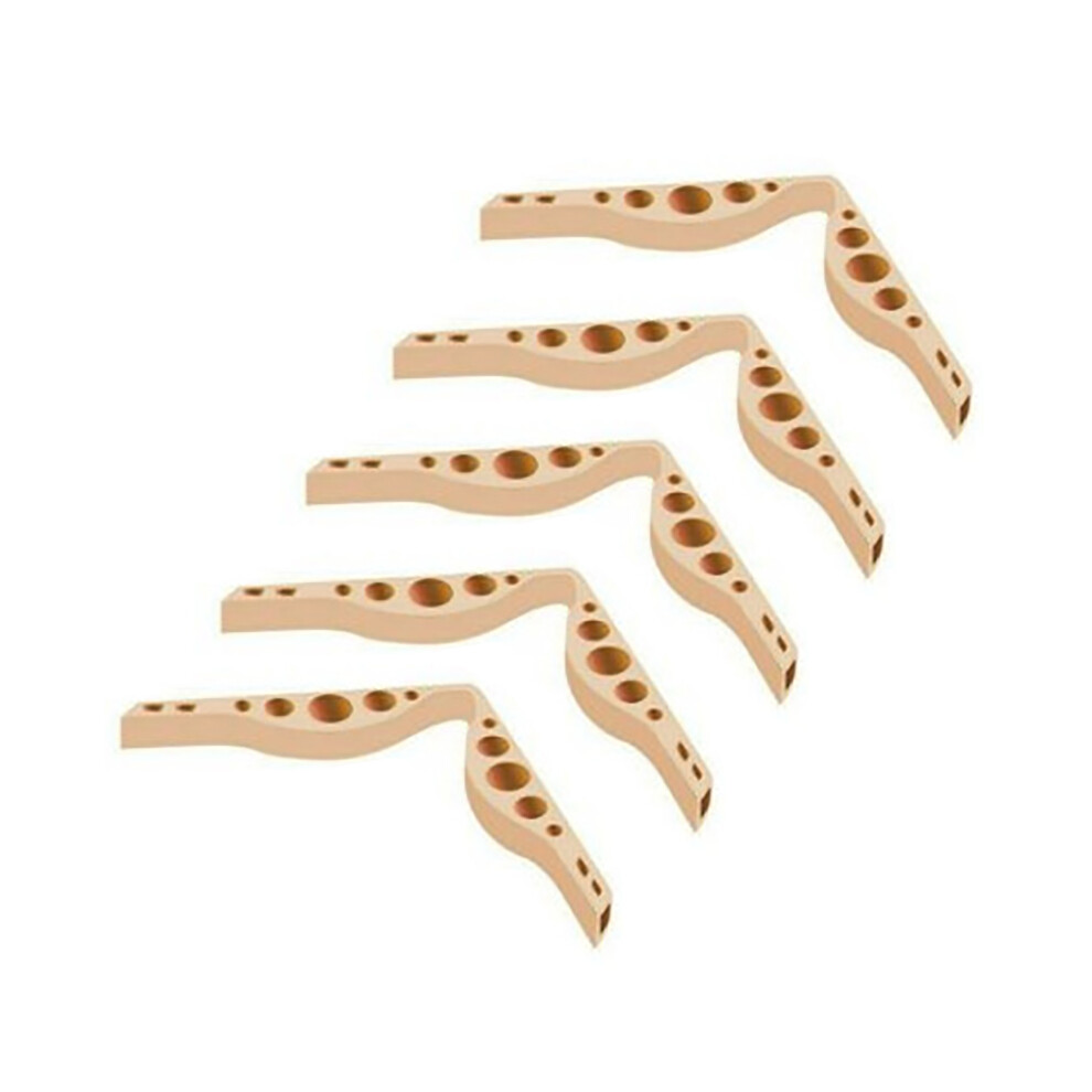 (Complexion) 5PCS Nose Bridge Silicone Bracket Glasses Anti-fogging Reusable Mask Holder