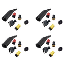 4X Steam Cleaner Spaltmunstycke Borste Sprinkler Munstycke  Flat Borste För  SC1/SC2/SC3/SC4/SC5 ÅNgtvättborste