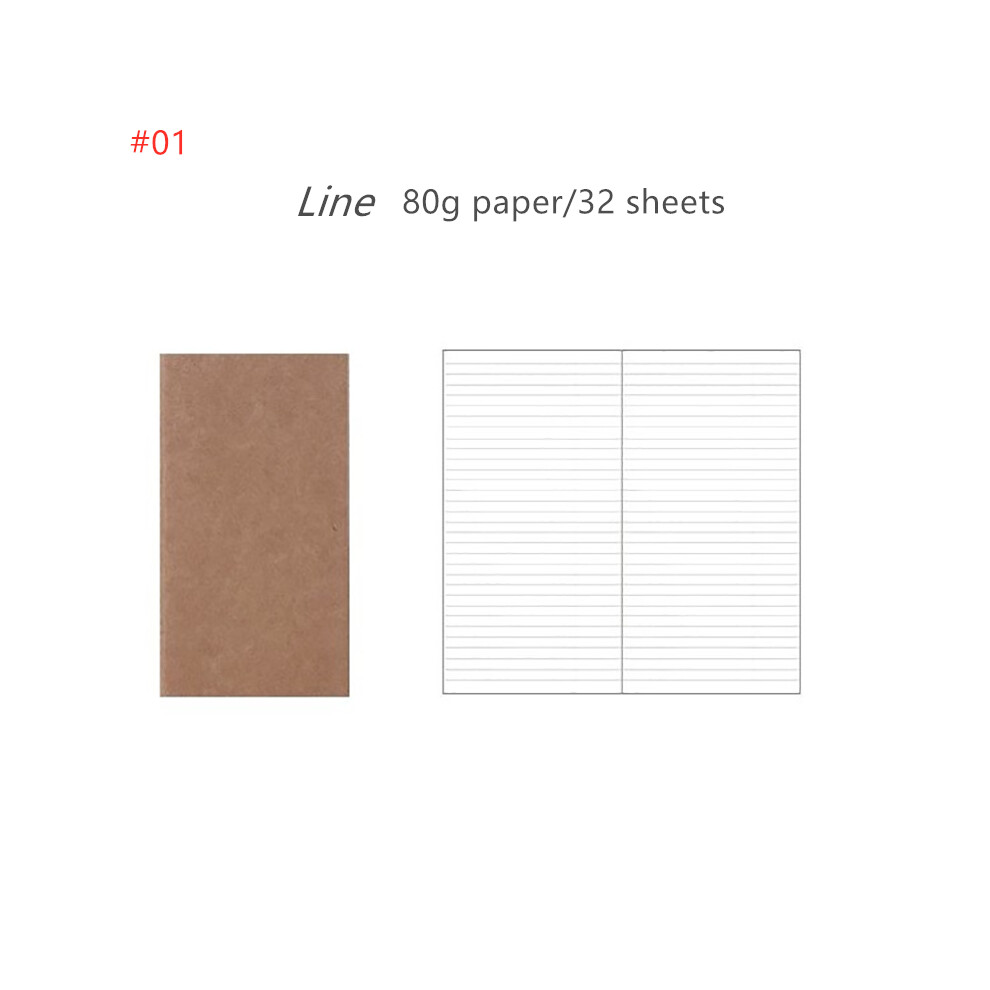 (#07) Portable Innovative Daily Diary Vintage Blank Page Sketchbook Writing Notepad 123643809066