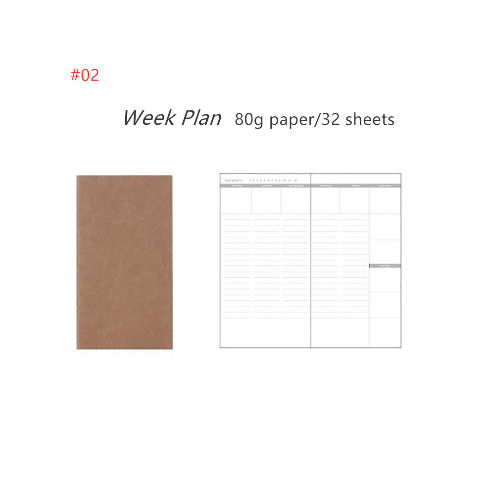 (#02) Portable Graffiti Writing Journal Diary Notebook Blank Page Sketchbook Notepad 413590970880