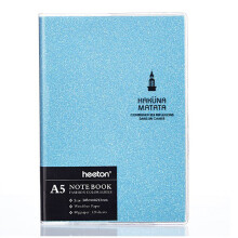 (A5 Blue) A5/A6 Notebook Colorful Planner Notepad Diary Weekly Pensonal Journal Traveler Note Books Stationery Supplies