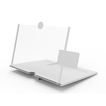 (white) 10 Inch HD Mobile Phone Screen Magnifier Enlarger for Movies Videos and Gaming