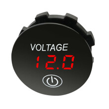 (red) Car Motorcycle 12V-24V LED Panel Digital Volt Gauge Meter Voltage Monitor Voltmeter