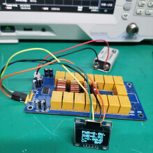 0.96 Inch OLED ATU100 Automatic Antenna Tuner 100W Aerial Coordinator DIY Kits