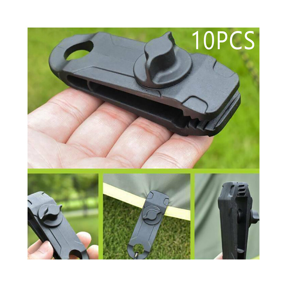 10Pcs Heavy Duty Reusable Plastic Tent Tarp Tarpaulin Clips Clamp Buckle Clips 123643811434