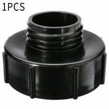 New Black IBC Adapter S100x8 (100mm) to S60x6 (60mm) Tank Connector