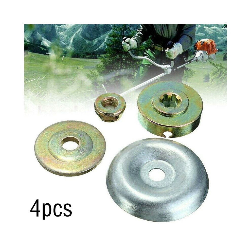 4Pcs/Set Metal Blade Nut Fixing Kit Gearbox Replacement Strimmer Brush Cutter