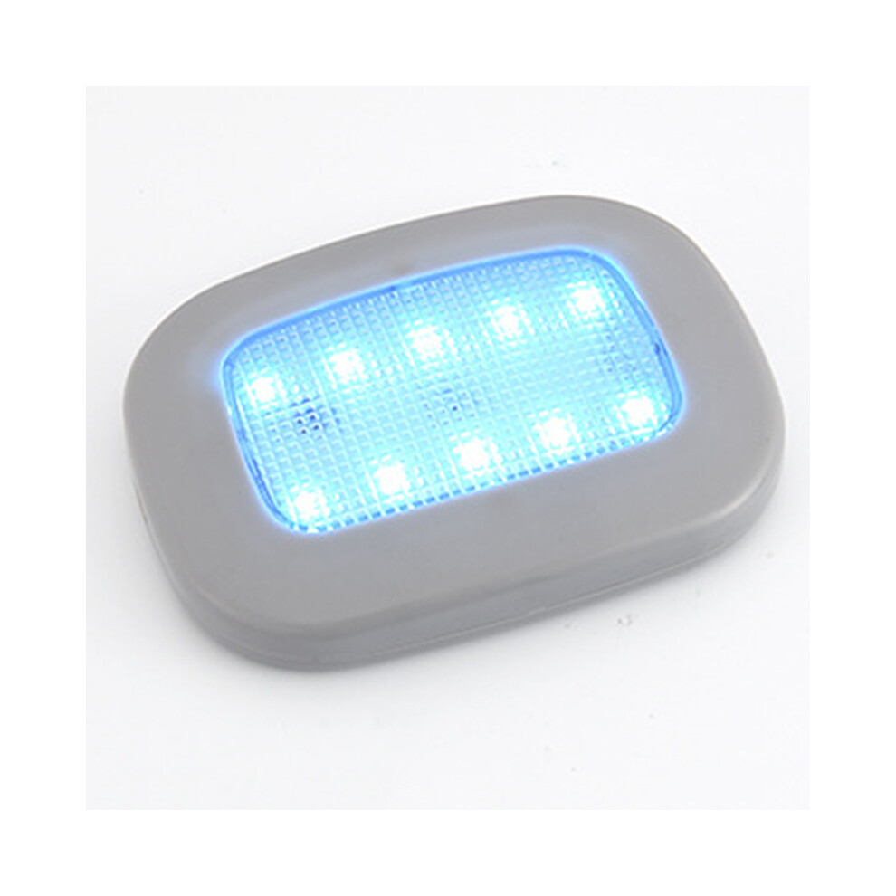 (Ice Light) Auto Usb Rechargeable Magnetic Car Interior Roof Reading Ceiling Lamp Blue/Light 320997721710