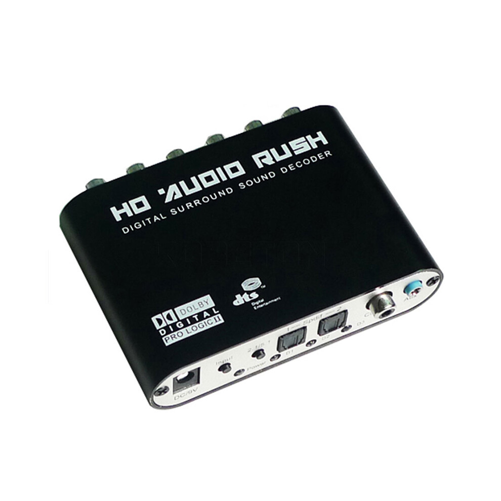 (Uk Plug) Dts Ac3 5.1 Ch Spdif Coaxial Audio Dts/Ac-3 To 5.1 Analog Decoder Converter 320997722427