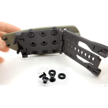 Hunting Flashlight Gears Holder Molle-Lok tactical Small Strap System clip Sheath
