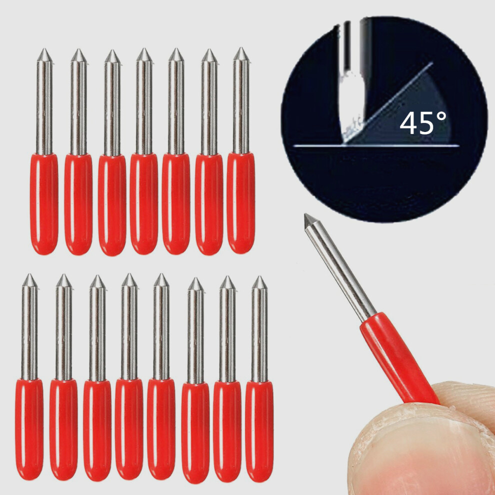 15Pcs 45?? Degree Cutting Plotter Blade Carbide For Roland Cutter 320997724124