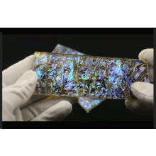 2pcs Acrylic Abalone Shell Pattern Scale Slabs, 140x30x6mm, DIY Handle Tools