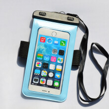 (Sky blue) Diving and swimming artifact waterproof mobile phone bag