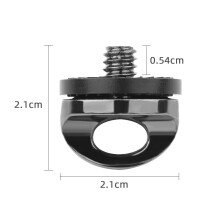 (2pcs) 2/5pcs 1/4" Screw Nuts for DSLR SLR Camera Strap Tripod Quick Release Plate Mount