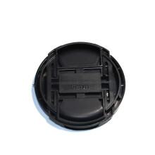 (67MM) No word lens cap pinched in the middle with anti-lost cord