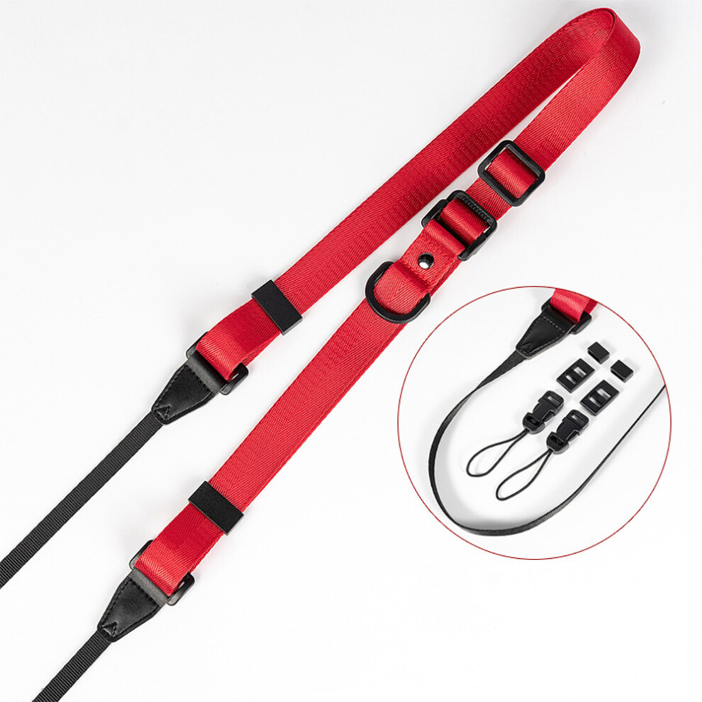 (Red) High Toughness Buckle Nylon Neck Strap Shoulder Belt For Digital Camera Slr Red 320997724469