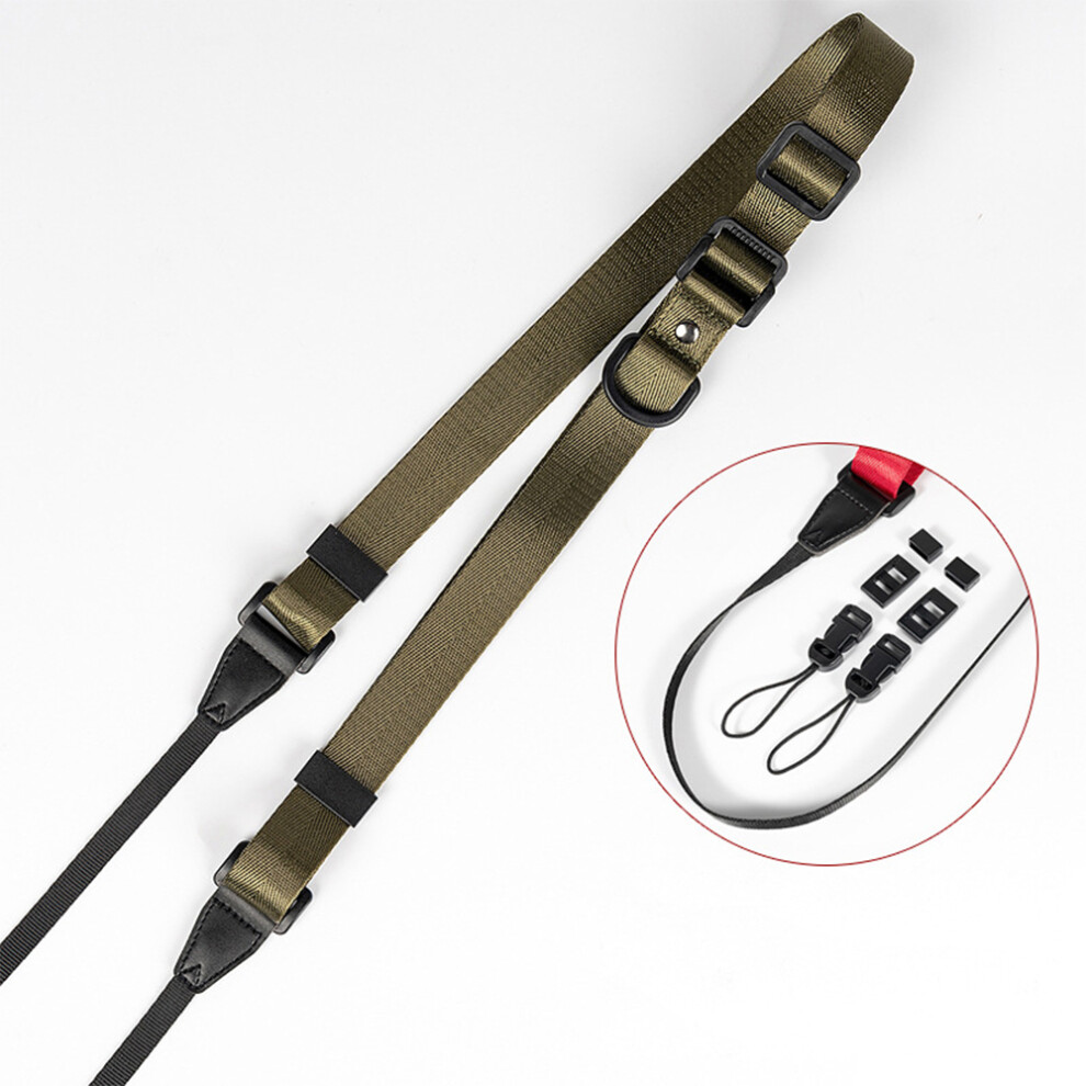 (Army ) High Toughness Buckle Nylon Neck Strap Shoulder Belt For Digital Camera Slr Green 320997724513