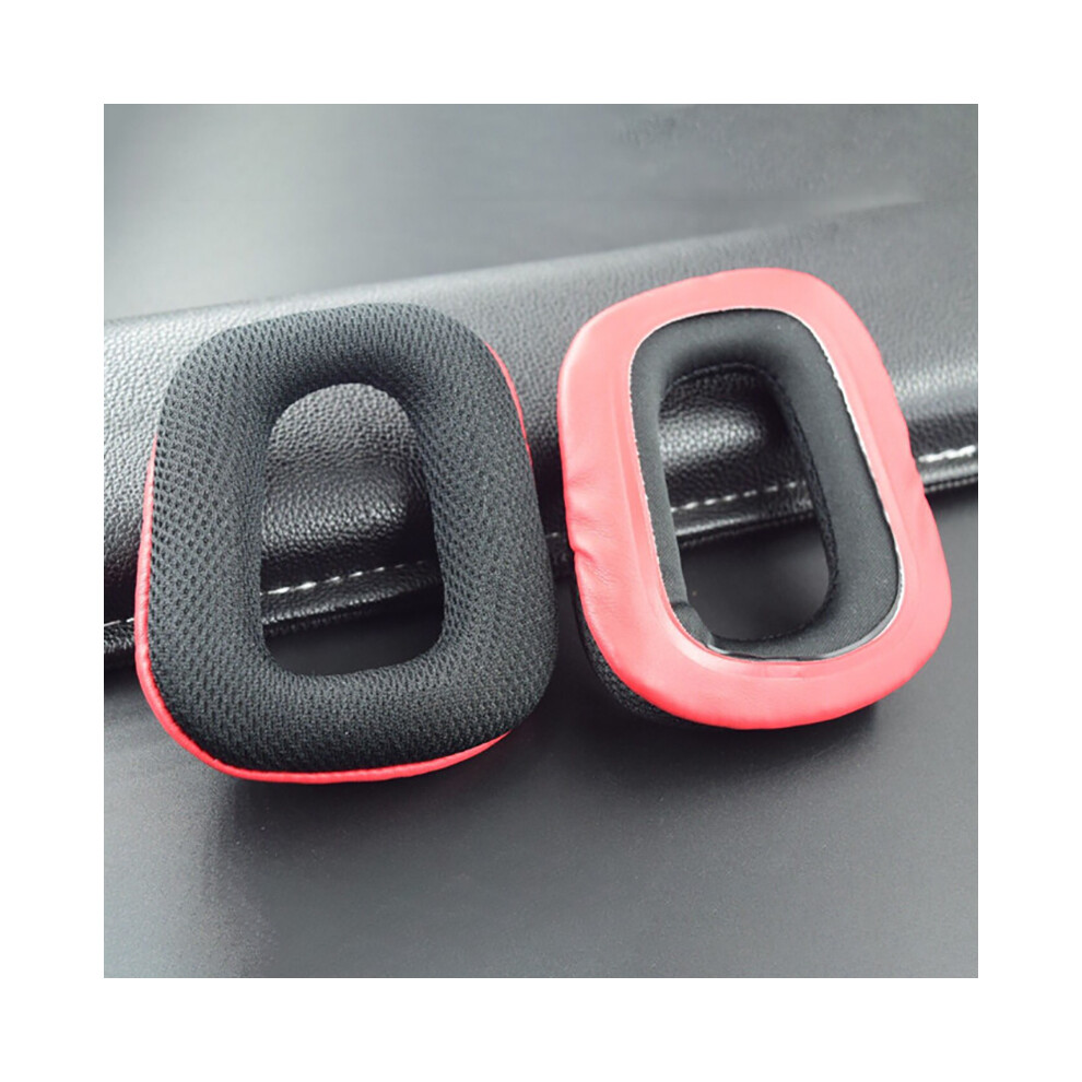 ( Bottom Earmuffs) Replacement Ear Pads Cushions Cover For Logitech G35 G930 G430 F450 Headphones Red 320997726432