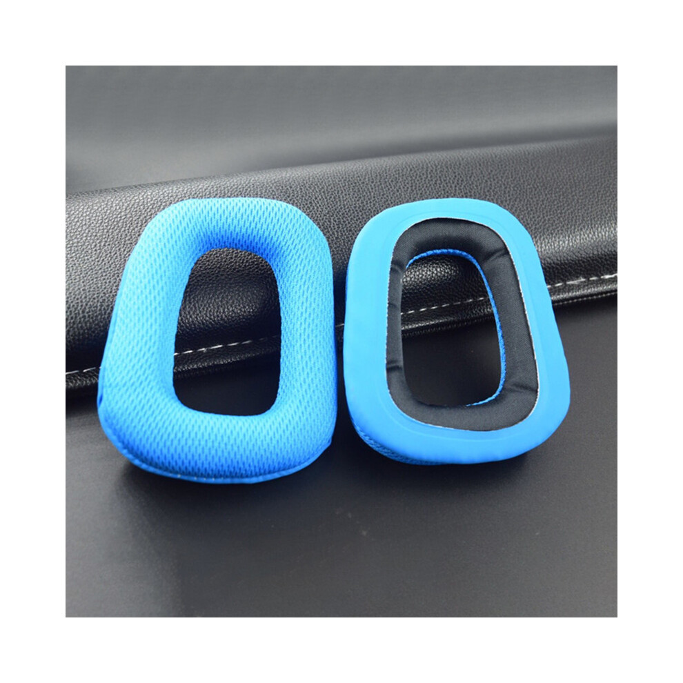 ( Earmuffs) Replacement Ear Pads Cushions Cover For Logitech G35 G930 G430 F450 Headphones Blue 320997726425