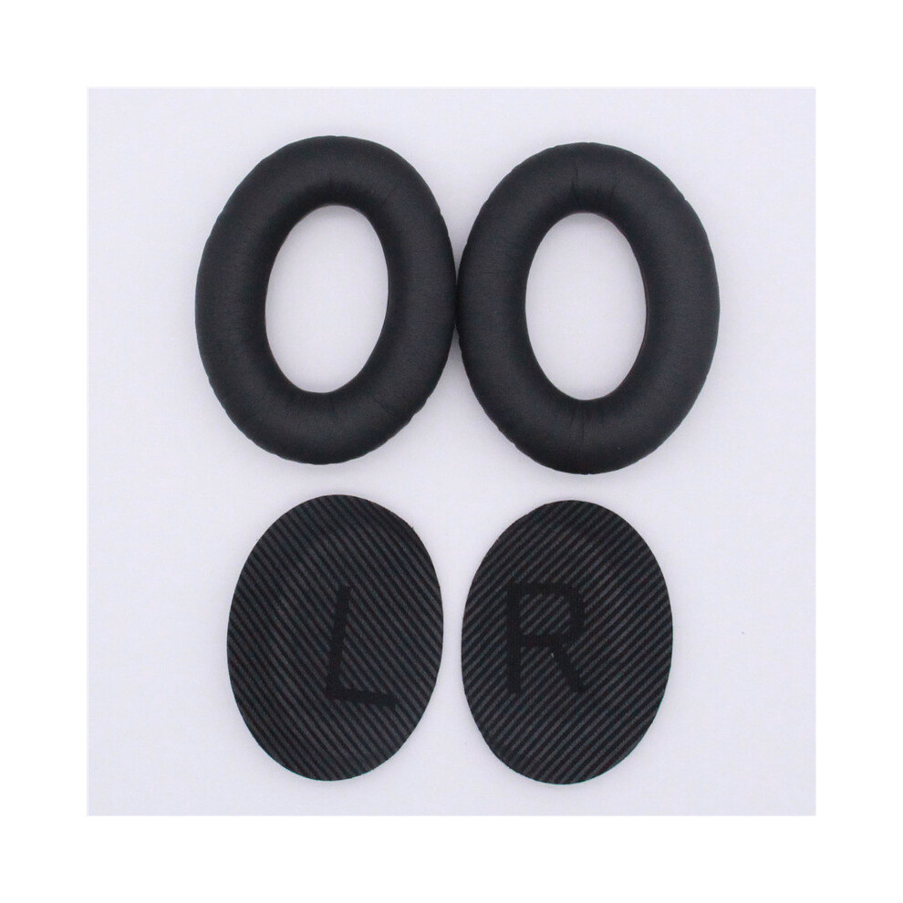 (Black) Ear Pads Cushions Cover Replacement Earpads For Bose Qc25 Qc15 Qc35 Headphones Black 123643814824