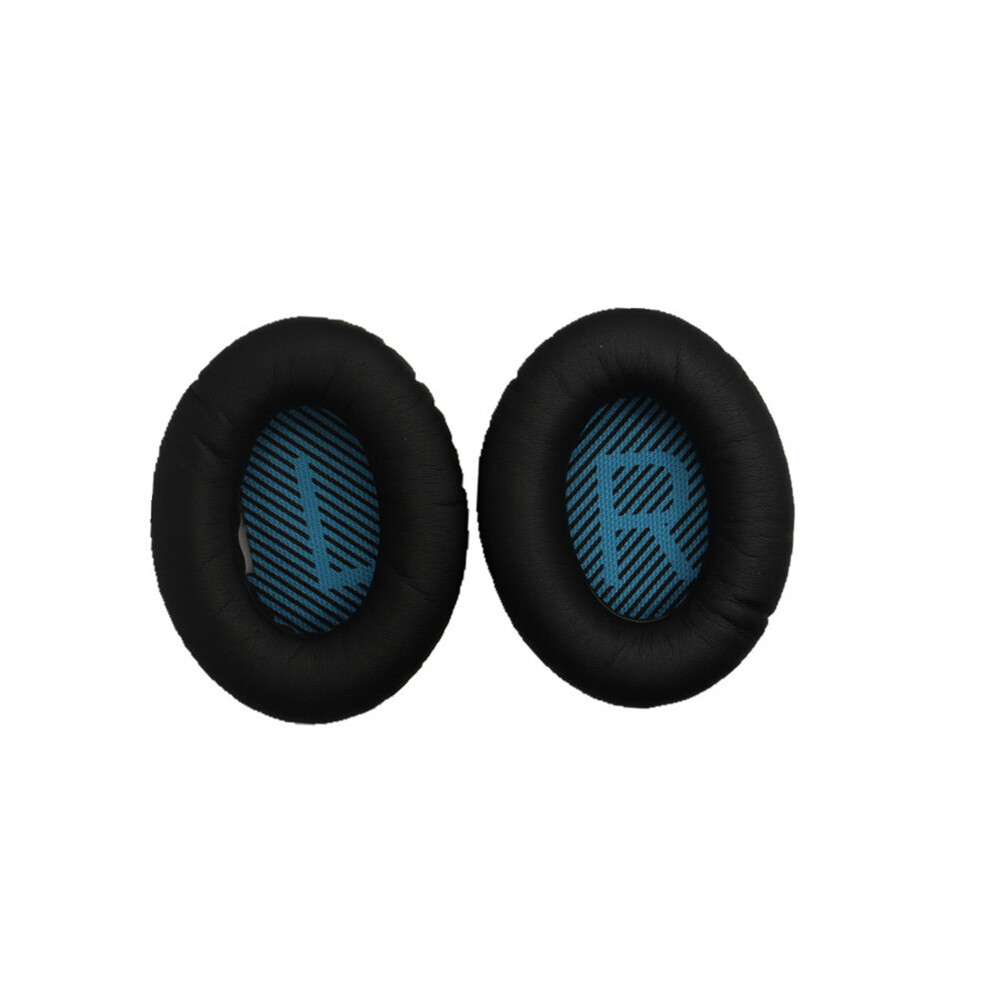 ( + Lr) Replacement Earpads Cushion For Bose Quietcomfort2 Qc2 Qc15 Qc25 Qc35 Ae2 Ae2i Ae2w Soundtrue Soundlink Headphones Black/Blue 320997726791