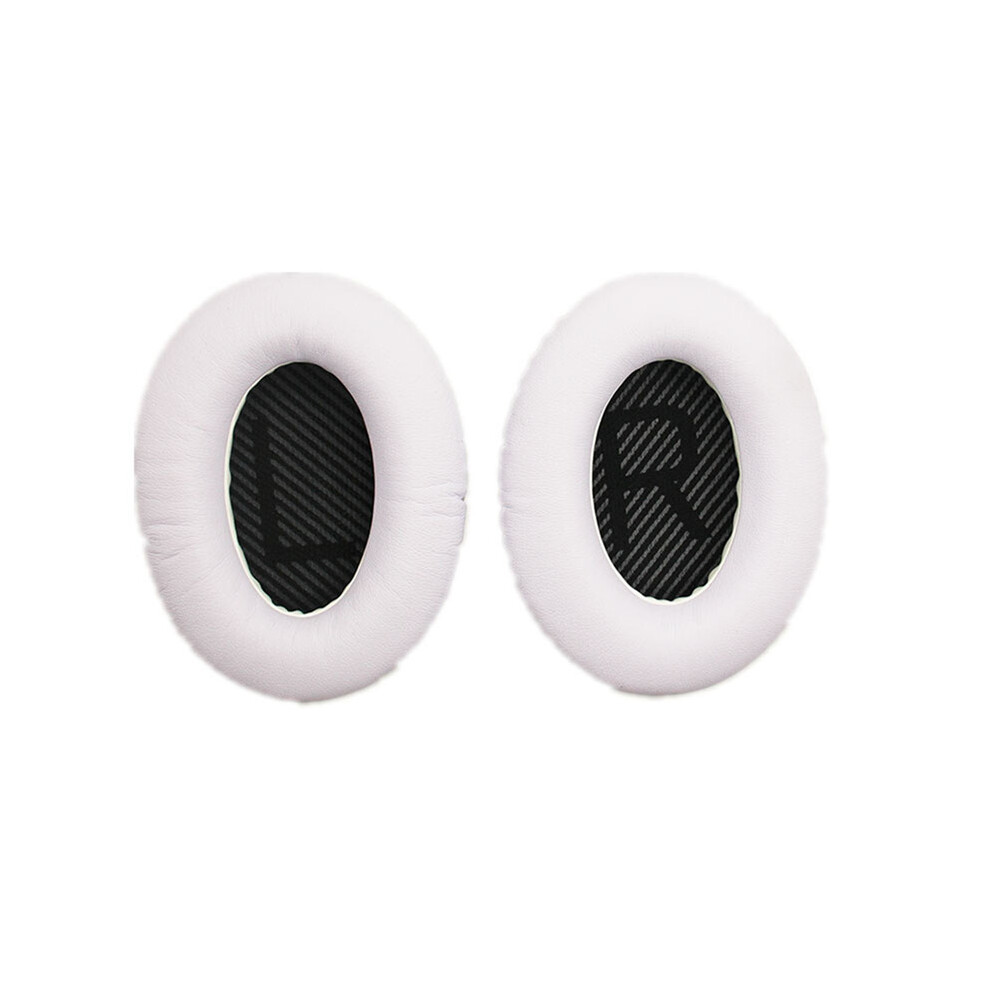 ( + Lr) Replacement Earpads Cushion For Bose Quietcomfort2 Qc2 Qc15 Qc25 Qc35 Ae2 Ae2i Ae2w Soundtrue Soundlink Headphones White/Black 320997726869