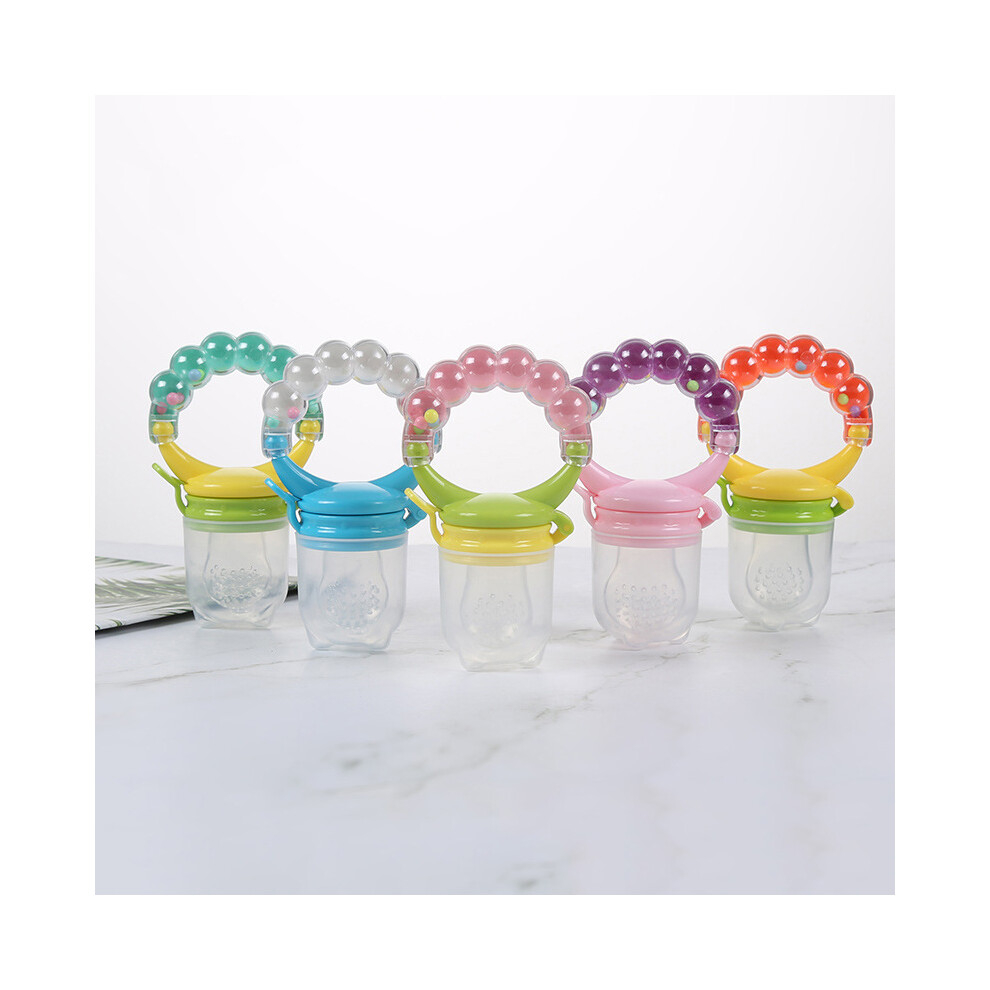 (Purple) Baby Dummy Feeding Nipples Weaning Nutrition Pacifier Fresh Fruit Food Feeder Purple