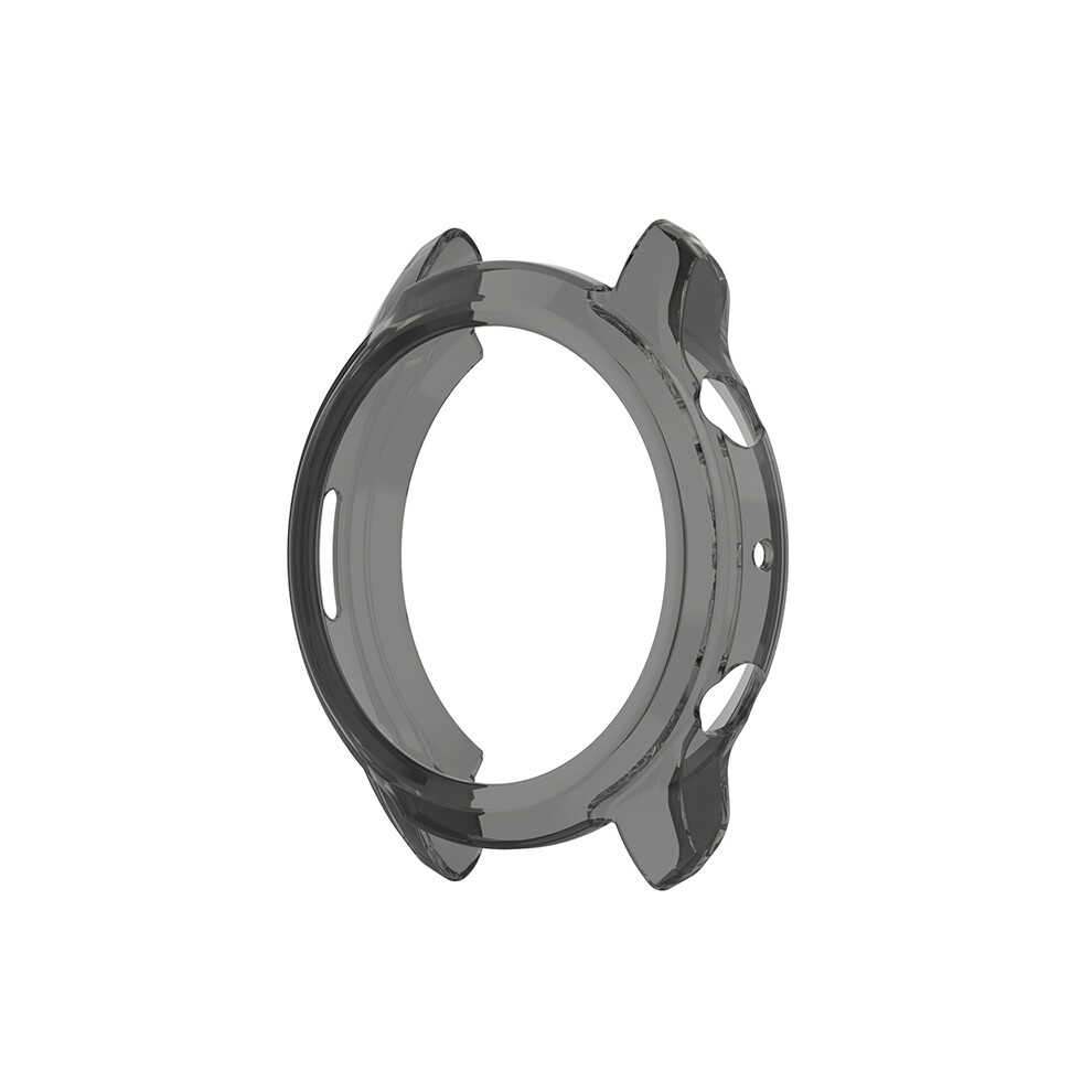 (Transparent ) For Ticwatch Pro 3 Smart Watch Protective Case Tpu Soft Rubber Half Cover Scratch-Proof Black 320997729976